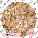 Slow falling paper Confetti - Lightest Pink Burnt Tea