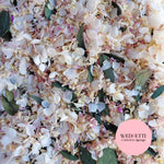 Petals - Fragrant Mix snow petal hydrangea, Globosa, Jasmine petals Eucalyptus