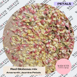 Petal Confetti red Globosa mix and jasmine petals