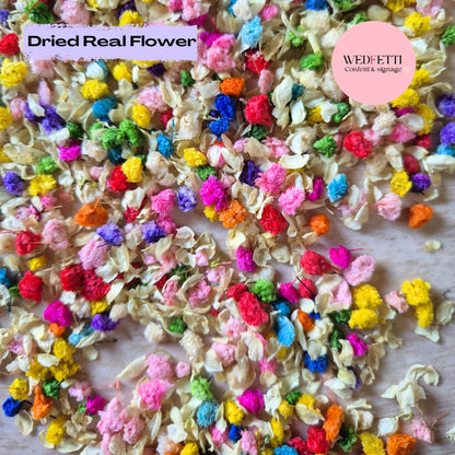 Rainbow Buds® & Jasmine petals Confetti mix
