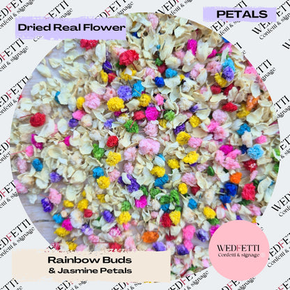 Rainbow Buds® & Jasmine petals Confetti mix