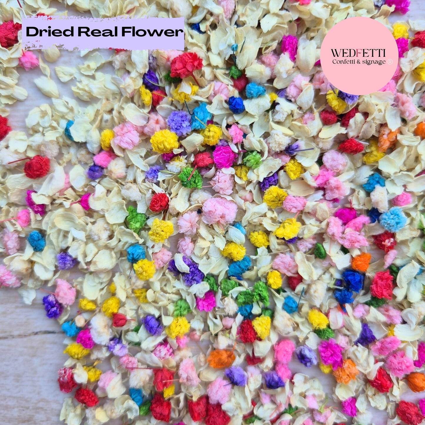 Rainbow Buds® & Jasmine petals Confetti mix