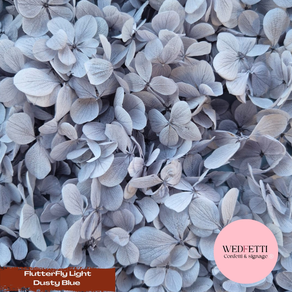 FlutterFly® Petal Confetti - Light Dusty Blue