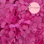 Slow falling paper Confetti - Fuchsia Pink