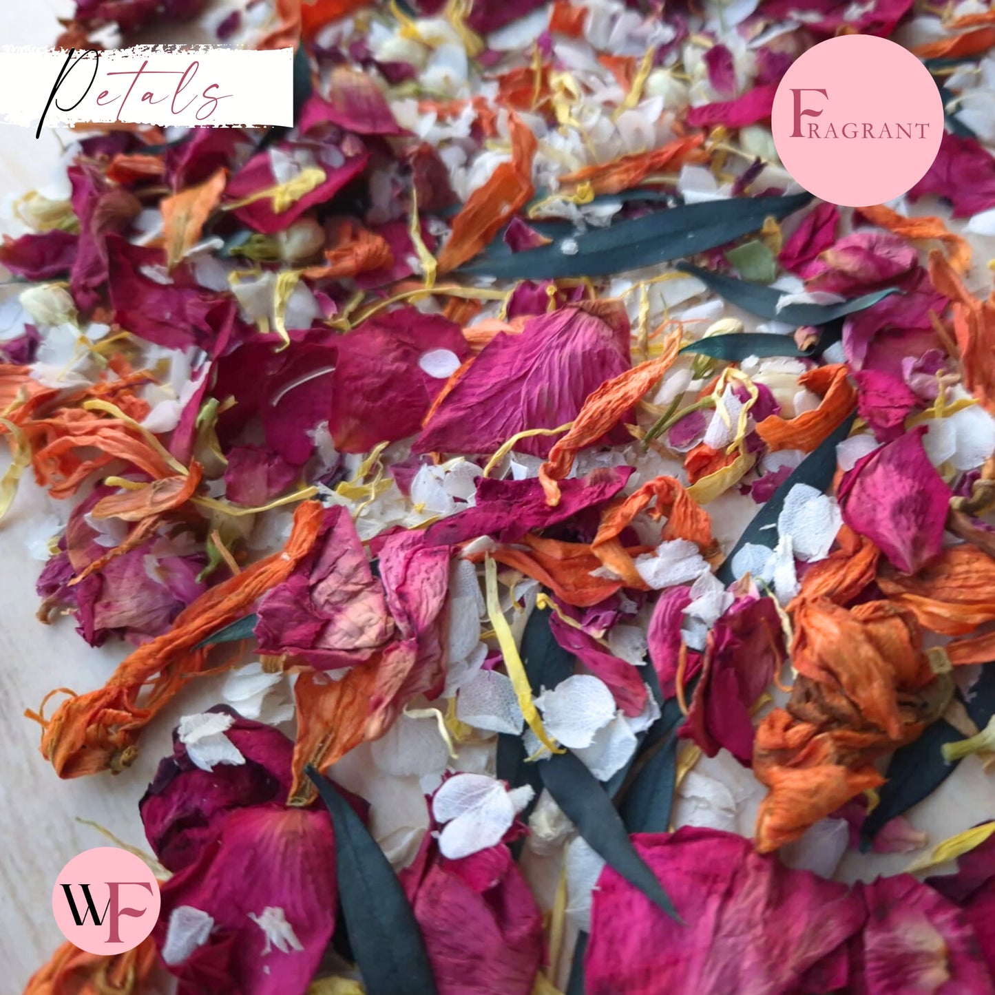 Petals - Lily Rose Eucalyptus White hydrangea mix