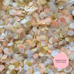 Slow falling paper Confetti - Champagne Blush