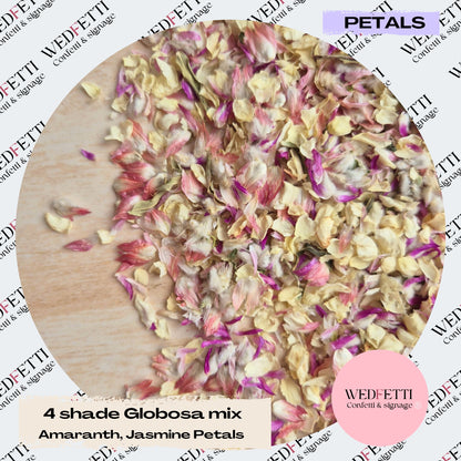 Petal Confetti 4 shades Globosa mix
