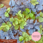 FlutterFly® Petal Confetti - Light Dusty Blue Light Sage