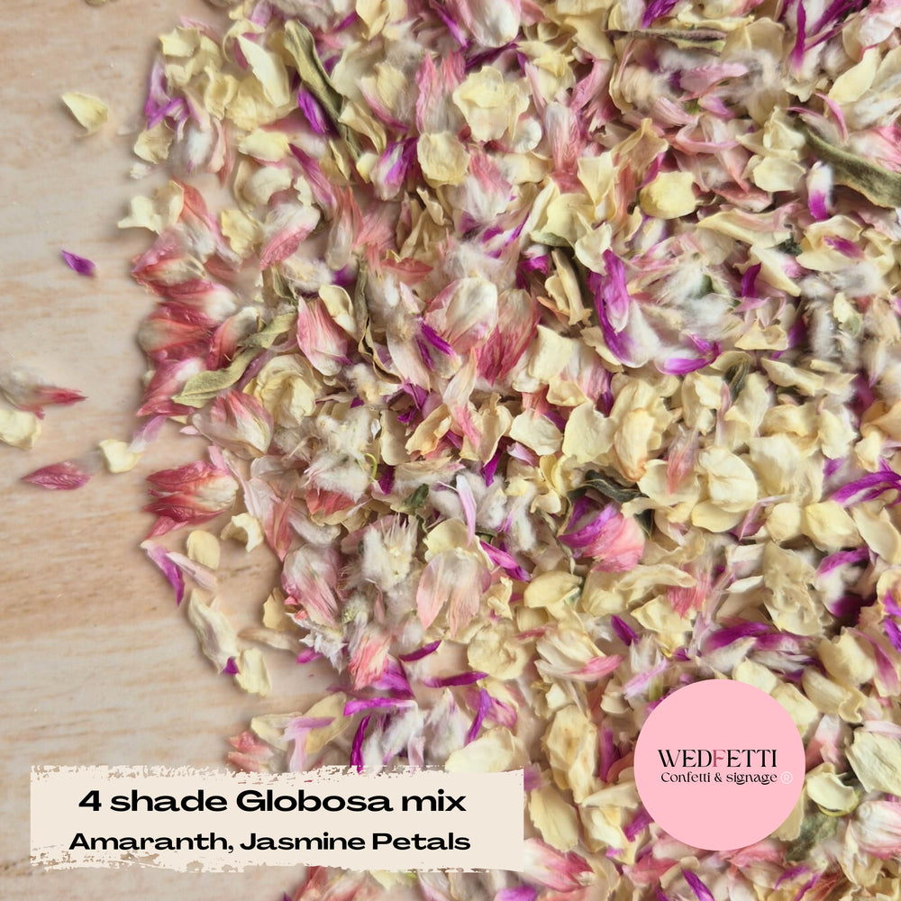 Petal Confetti 4 shades Globosa mix