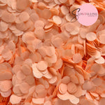 Slow falling paper Confetti - Peach