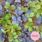 FlutterFly® Petal Confetti - Light Dusty Blue Light Sage