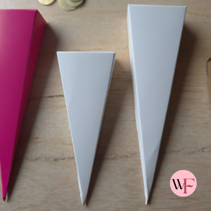 DIY closed paper confetti cones