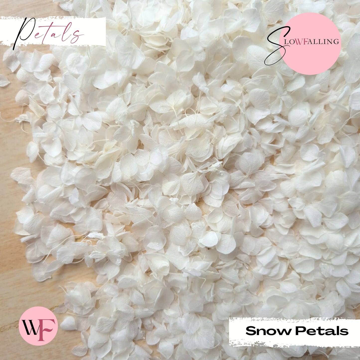 Snow Petal Confetti® - Snow Petals - White