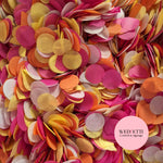 Circles Large 2.5cm Biodegradable - Fruit Salad Yellow