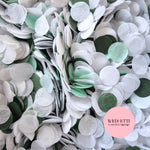Circles Large 2.5cm Biodegradable - Sage Mix