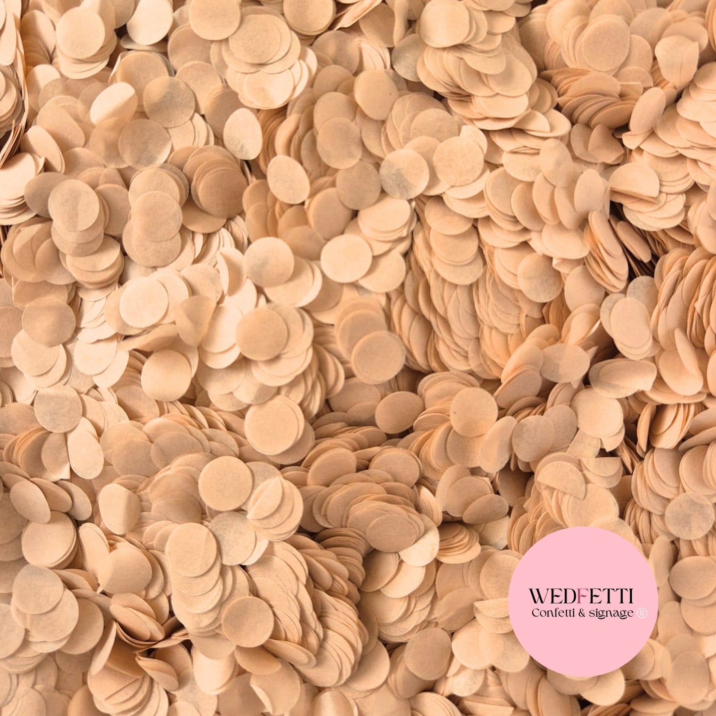 Slow falling paper Confetti - Nude Blush