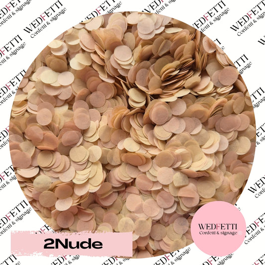 Slow falling paper Confetti - 2Nude