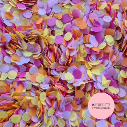 Slow falling paper Confetti - Fuschia Salad