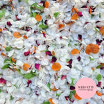 Snow Petal Confetti® - Subtle Autumn mix + Burgundy Rose petals