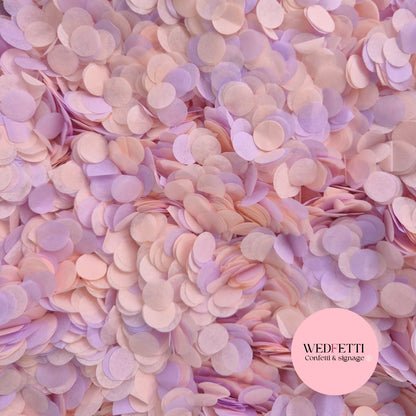 Slow falling paper Confetti - Lightest Pink Lavender