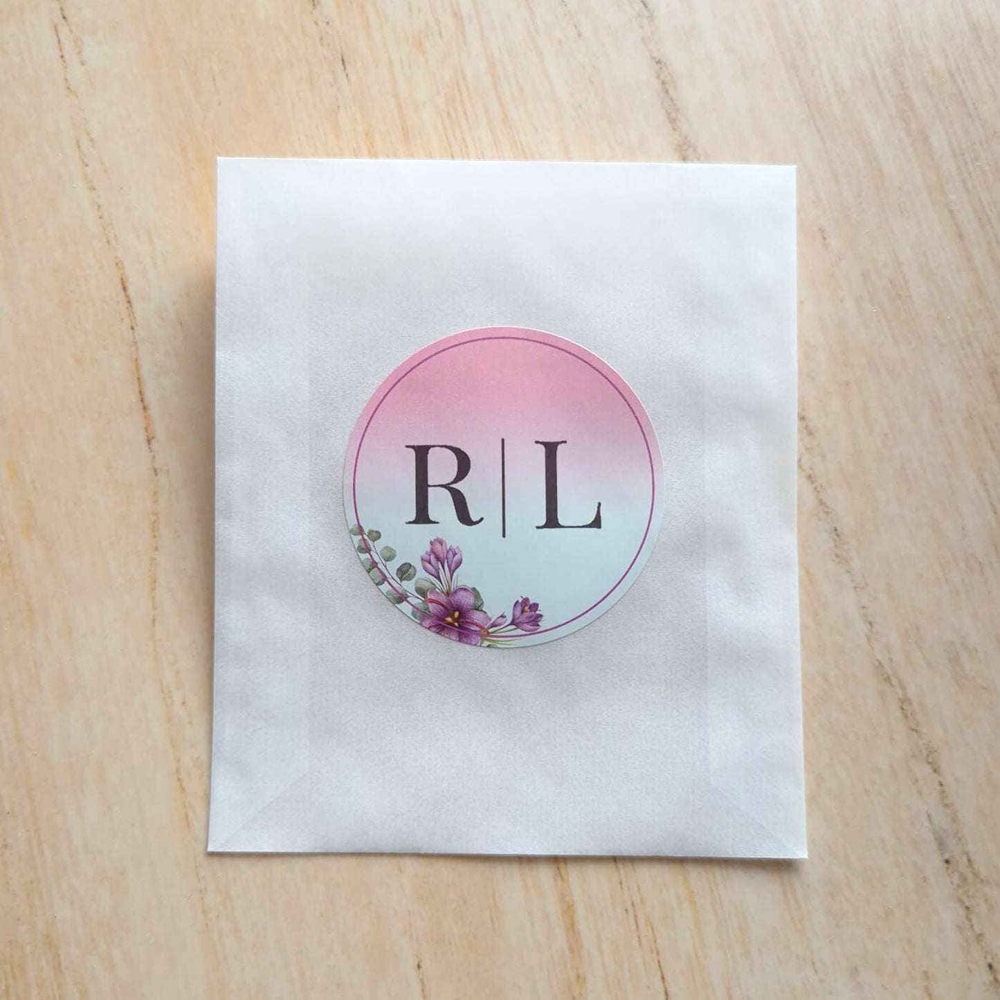 Confetti packets + stickers - Dark Pink Blush Mixed designs