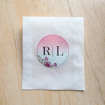Confetti packets + stickers - Dark Pink Blush Mixed designs