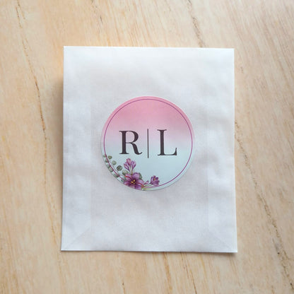 Confetti packets + stickers - Dark Pink Blush Mixed designs
