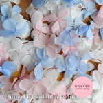 FlutterFly® Petal Confetti - Light Pink Blue White