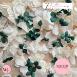 Petal Confetti hydrangea - Emerald Green White
