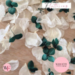 Petal Confetti hydrangea - Emerald Green White