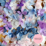 FlutterFly® Petal Confetti - Light Pink Blue White Dusty Blue purple