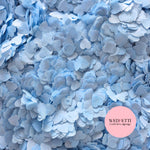 Paper Confetti hearts 1.5cm - Dusty Blue