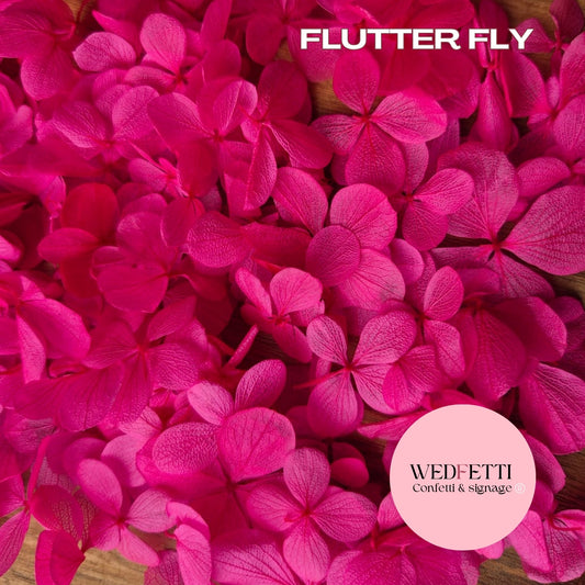 FlutterFly® Petal Confetti - Fuschia Pink