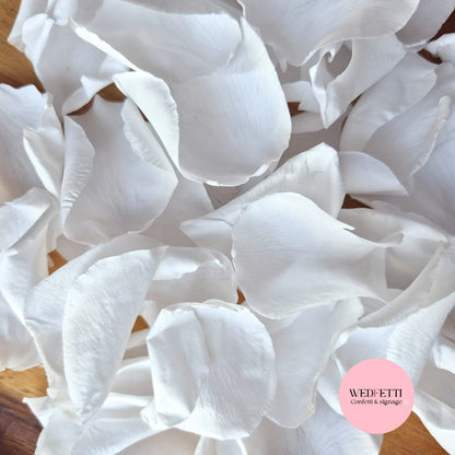Rose Petals - Wedding White