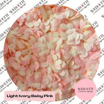 Slow falling paper Confetti - Baby Pink Ivory