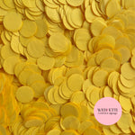 Circles Large 2.5cm Biodegradable - Burnt Yellow