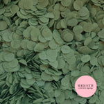 Slow falling paper Confetti - Olive Sage
