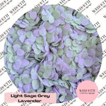 Slow falling paper Confetti - Light Sage Grey Lavender