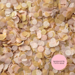 Slow falling paper Confetti - Lightest Pink Burnt Tea