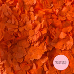 Paper Confetti hearts 1.5cm - Burning Orange