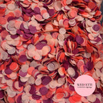 Slow falling paper Confetti - Berry Fruit mix