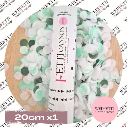 Confetti Cannons 20cm - Custom Paper filled