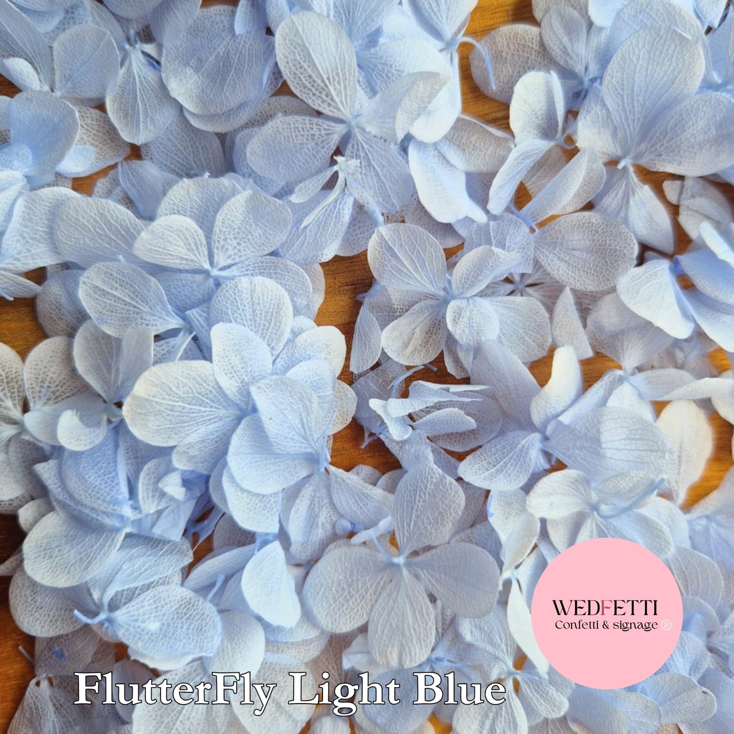 FlutterFly® Petal Confetti - Light Blue
