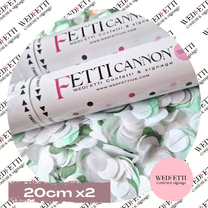 Confetti Cannons 20cm - Custom Paper filled