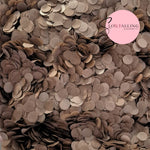 Slow falling paper Confetti - Chocolate