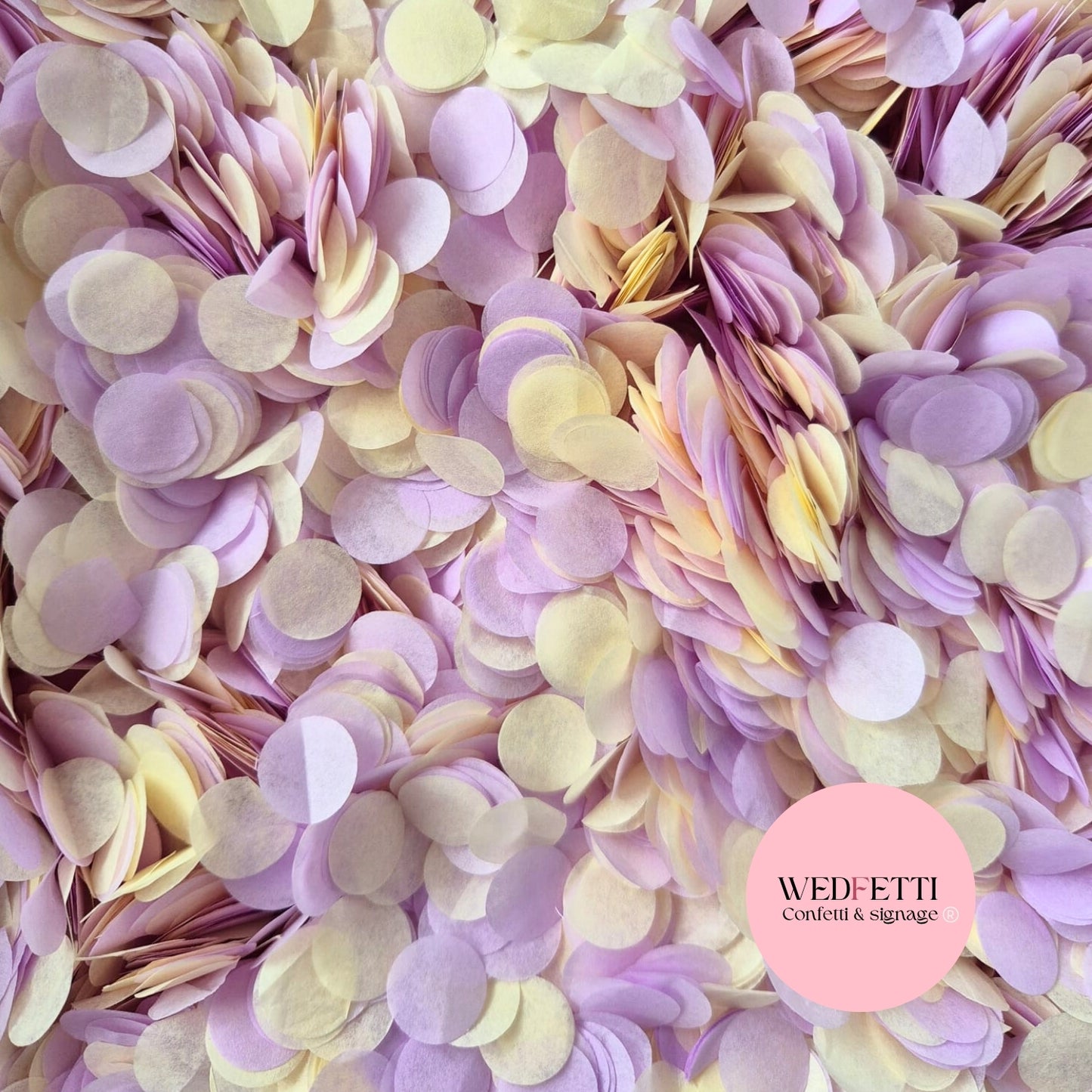 Slow falling paper Confetti - Baby Lavender
