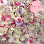 Slow falling paper Confetti - Soft Fuschia Lavender