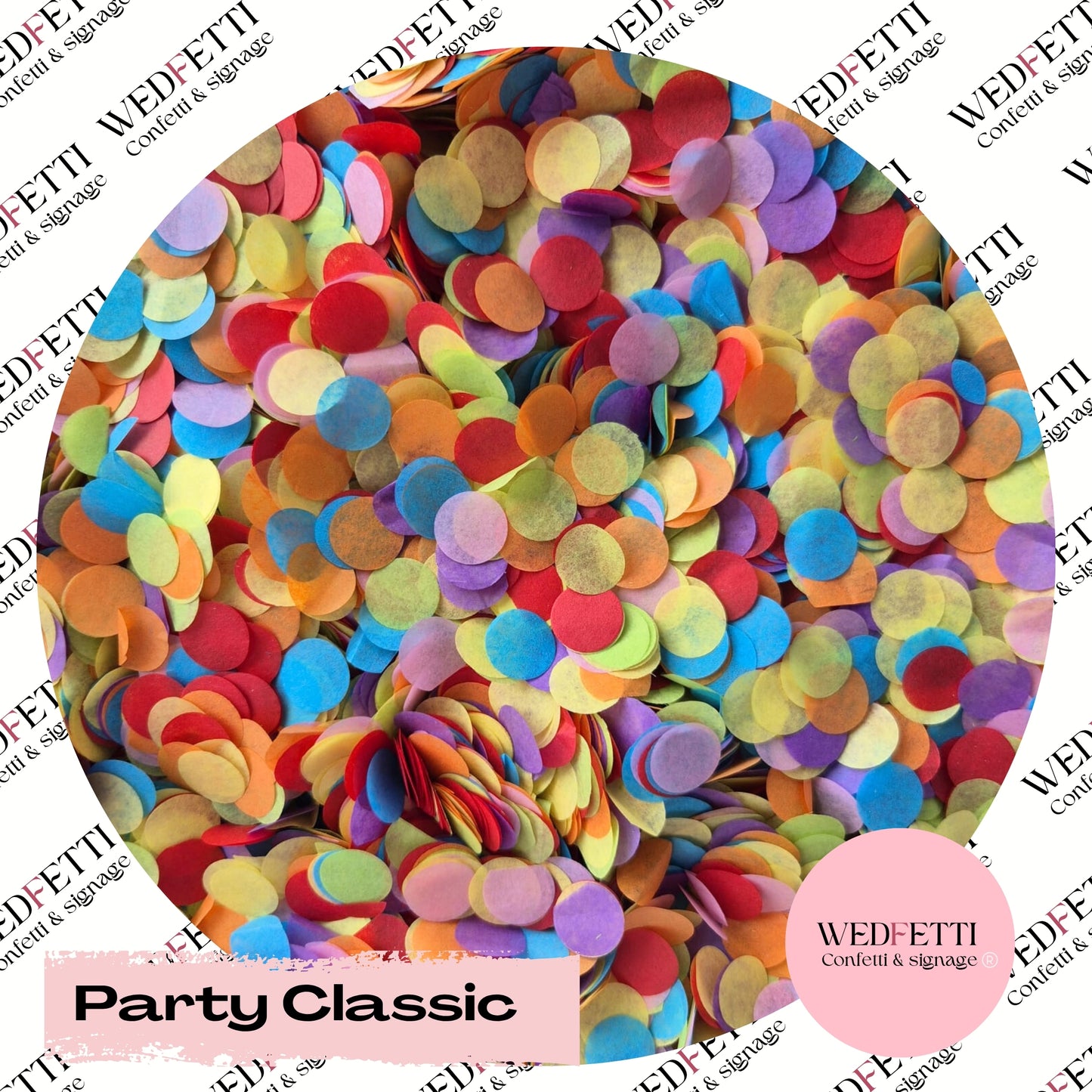 Slow falling paper Confetti - Classic Party