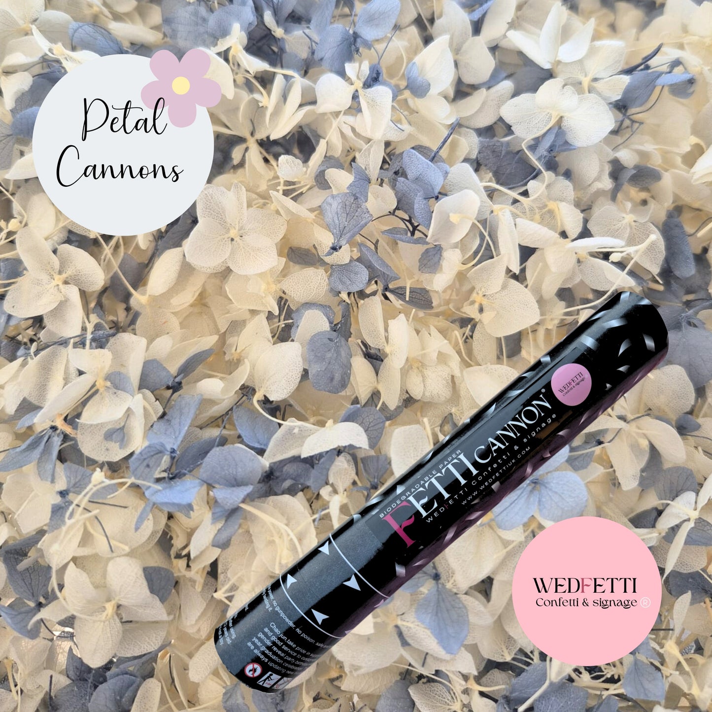 Petal premium Confetti Cannons - Biodegradable