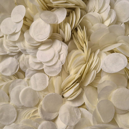 Circles Large 2.5cm Biodegradable - Ivory Beige